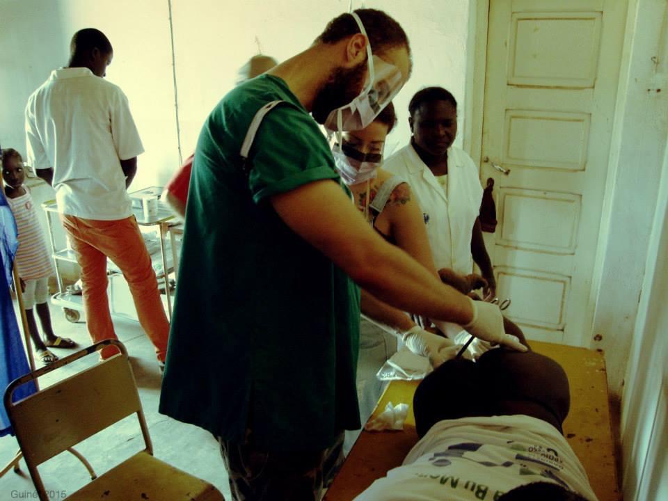 No Hospital de Bolama . Guiné-Bissau
