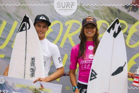 Lodin: Marco Mignot (FRA), Teresa Bonvalot (PRT) champions at Junior Pro Espinho